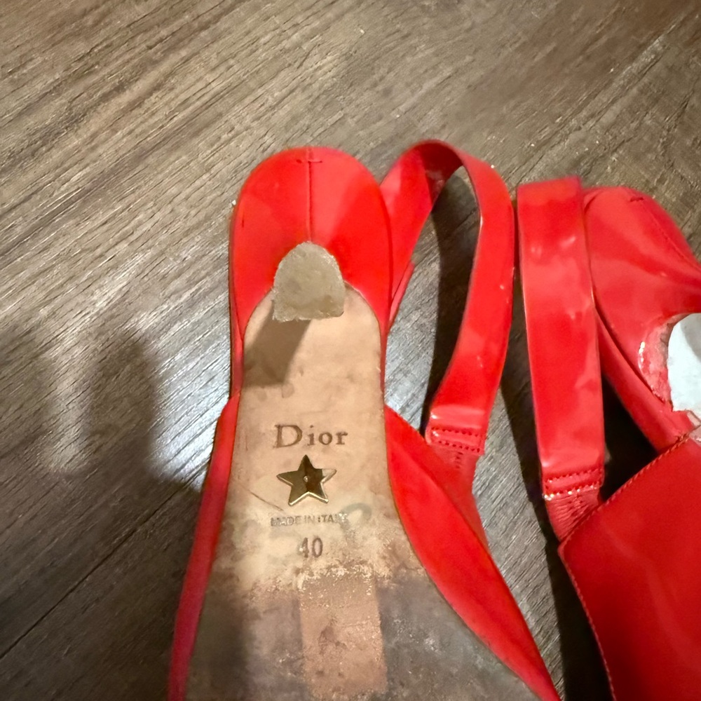 Dior Red Women's Heels - Picture 2 of 7